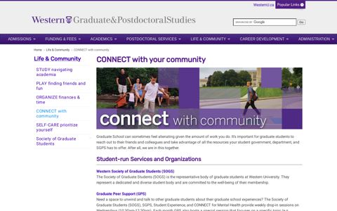 CONNECT with community - Western University