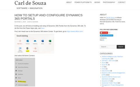 How to Setup and Configure Dynamics 365 Portals - Carl de ...