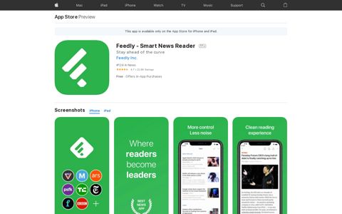 ‎Feedly - Smart News Reader on the App Store