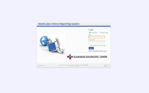 MediCubes Online Reporting System