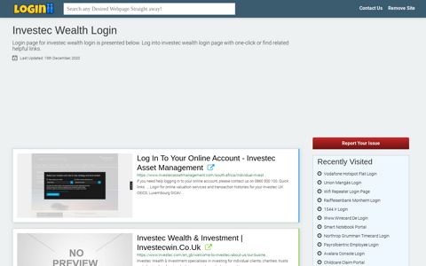 Investec Wealth Login - Loginii.com