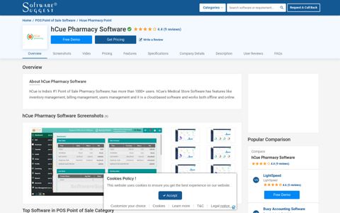 hCue Pharmacy Software Pricing, Reviews, Features - Free ...