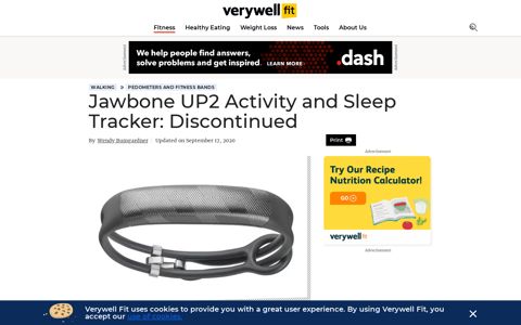 Jawbone UP2 Activity and Sleep Tracker: Discontinued