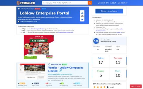 Loblaw Enterprise Portal