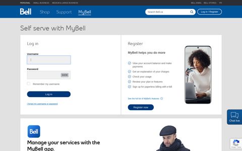 Log in to MyBell - Bell Canada