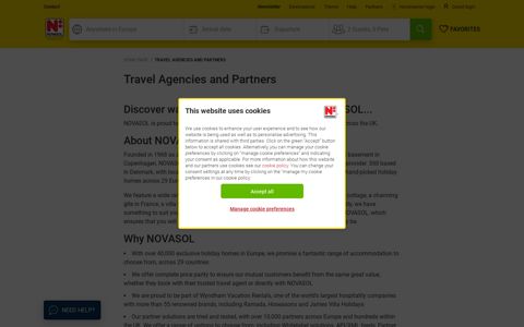 Travel Agencies and Partners - Novasol