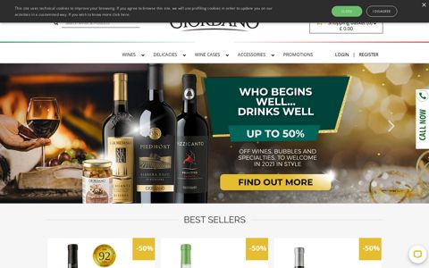 Giordano Wines: Buy Italian wine online – wine hampers