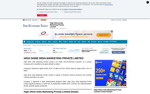 High Shine India Marketing Private Limited Information - High ...