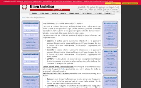 Help accesso al registro elettronico - Istituto Ettore Sanfelice