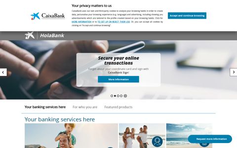HolaBank | Private individuals | CaixaBank