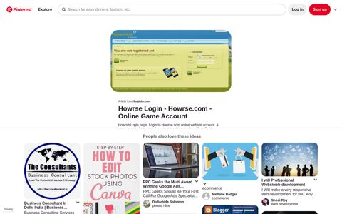 Howrse Login - Howrse.com - Online Game Account (With ...
