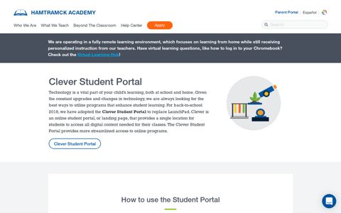 Clever Student Portal | Hamtramck MI | Hamtramck Academy
