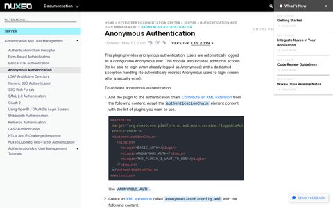 Anonymous Authentication | Nuxeo Documentation