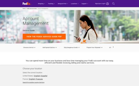 Account Management | FedEx