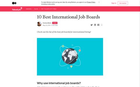 10 Best International Job Boards. Check out the list of the best ...