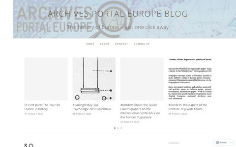 Archives Portal Europe Blog – The history of Europe – just one ...