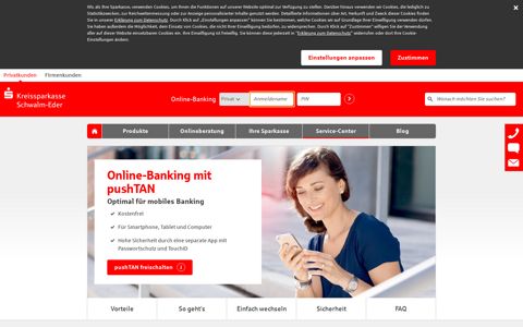 Online-Banking mit pushTAN | Kreissparkasse Schwalm-Eder