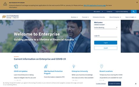 Enterprise Bank & Trust: Home