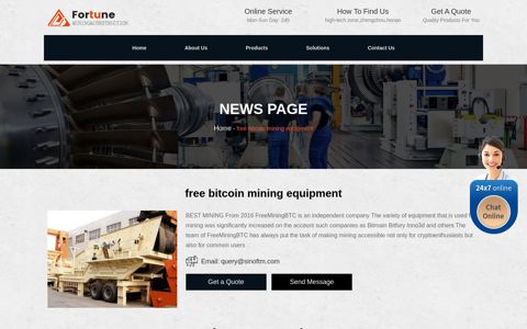 free bitcoin mining equipment - Fortune