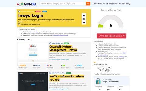 Inwya Login - A database full of login pages from all over the ...