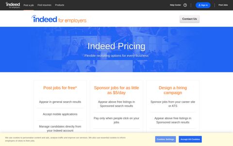 Indeed Pricing | Indeed Job Posting Cost
