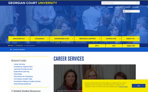 Career Services | Georgian Court University, New Jersey