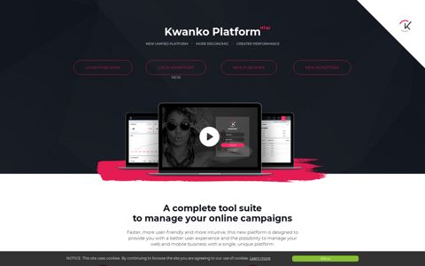 Kwanko New Platform | Your Performance Marketing Partner