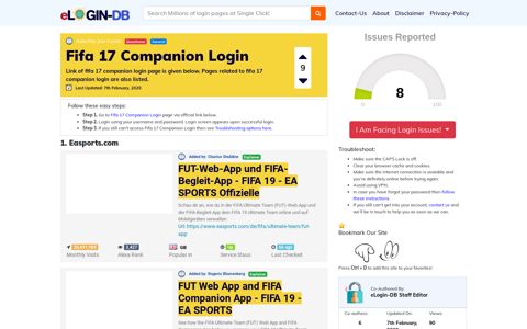 Fifa 17 Companion Login - штыефпкфь login 0 Views
