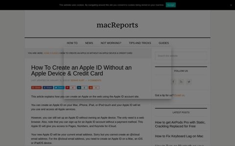 How To Create an Apple ID Without an Apple Device & Credit ...