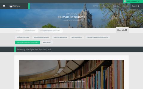 Learning Management System (LMS) | Human Resources