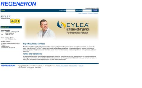 EYLEA Reporting Portal