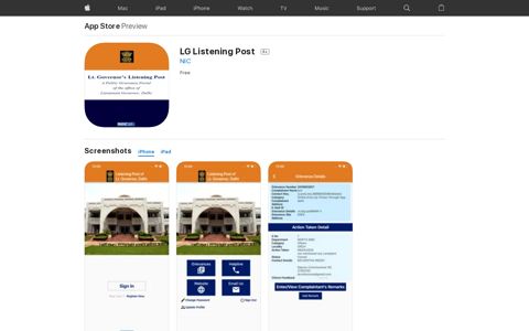‎LG Listening Post on the App Store