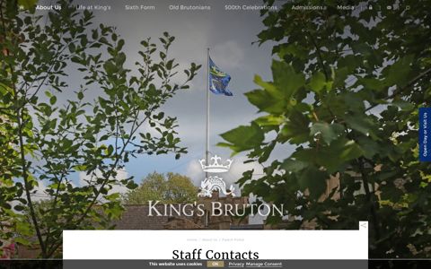 Staff Contacts | King's Bruton