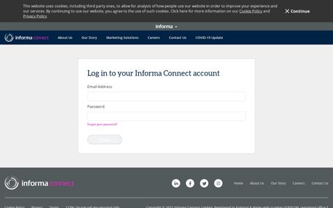 Login - Informa Connect