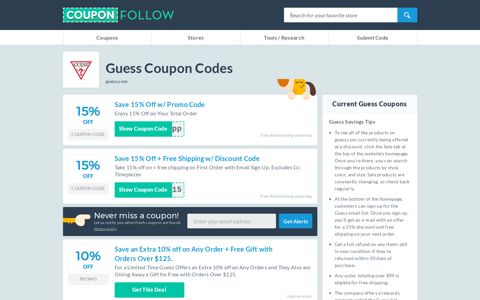 Guess.com Coupon Codes 2020 (50% discount) - December ...