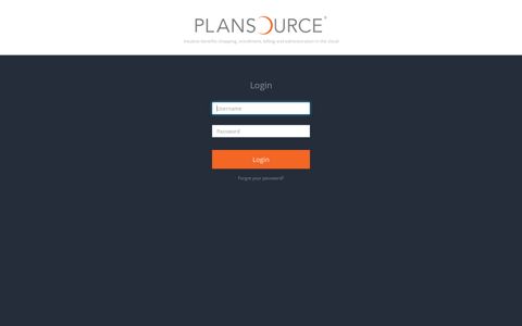 PlanSource Login