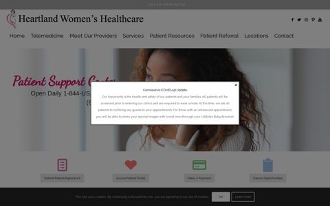 Heartland Women's Healthcare: Home