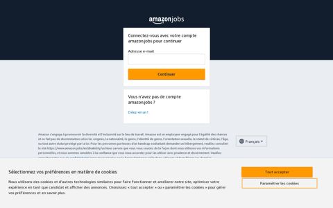 Your amazon.jobs account