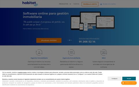 HabitatSoft: Software inmobiliario online