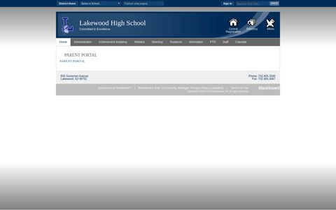 Parent Portal - Lakewood Public School District