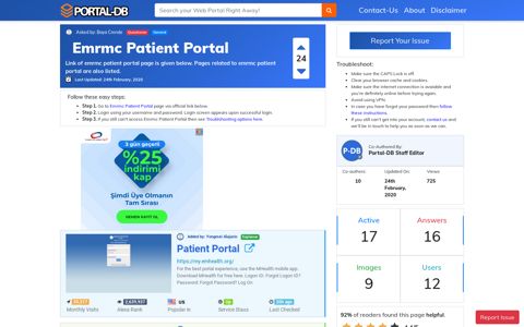 Emrmc Patient Portal