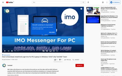 How to Download, Install And Login Imo For PC ... - YouTube