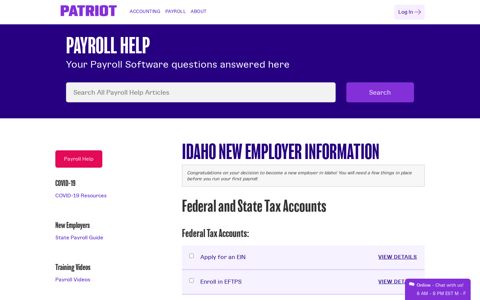 Idaho Payroll Services | Payroll Taxes, Gov. Links