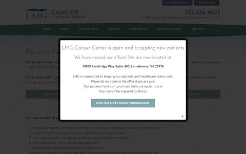 LMG Patient Portal – LMG Cancer & Infusion Center