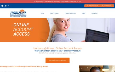 Online Account Access – Horizons Federal Credit Union