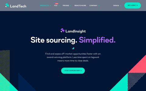 LandInsight - Site sourcing. Simplified. - LandTech