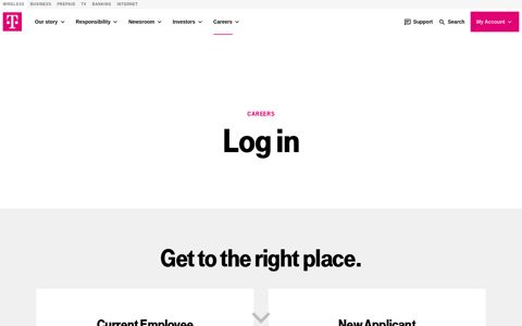Login | Careers Login for Employees & New Applicants | T ...