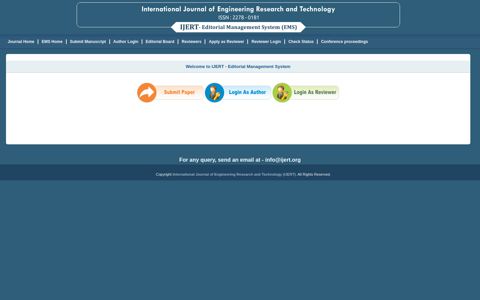 Home-International Journal of Engineering Research ... - IJERT