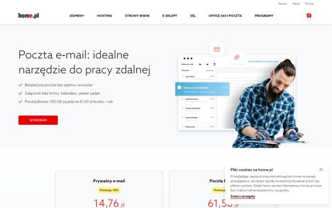 Poczta elektroniczna: poczta email bez reklam i ... - Home.pl