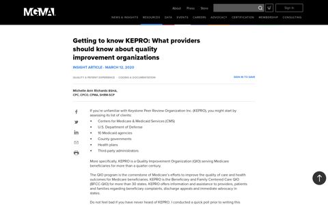 Getting to know KEPRO: What providers should know about ...